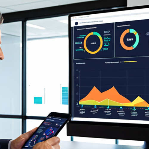 Home 17 Visualizing Impact and Data-Driven Value**
A highly detailed, professional photograph of a person, either male or female, in a modern, bright startup office environment. The person, around 30-40 years old, is looking thoughtfully at a holographic, dynamic digital dashboard that fills the space around them. This dashboard displays vibrant, interconnected charts, graphs, and upward-trending arrows, representing KPIs like organic traffic growth, customer acquisition cost reduction, and ROI. Subtle glowing lines connect the person to these data visualizations, symbolizing their direct impact and strategic thinking. The overall mood is intelligent, forward-thinking, and emphasizes the power of data-driven results. The style should be realistic with a touch of futuristic visualization.
2. **Prompt for