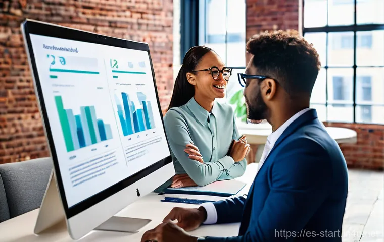 스타트업 마케팅 커리어 발전 방향 - **Prompt 1: Dynamic Startup Growth Team**
    A vibrant, medium shot of a diverse team of five young...